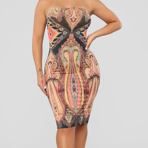 Nude design dress 🤎